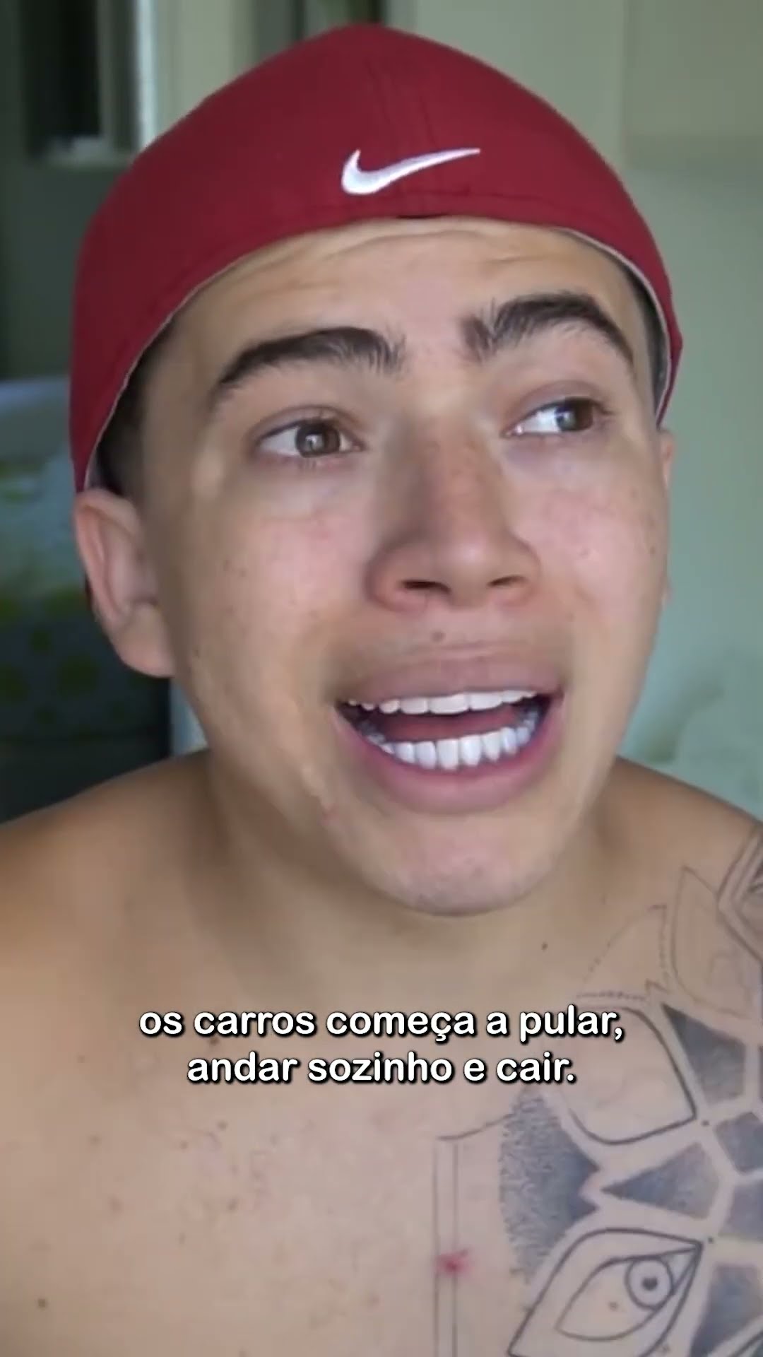 Foi a primeira vez que eu vi um carro se suicidar #whinderssonnunes #humor #comedia